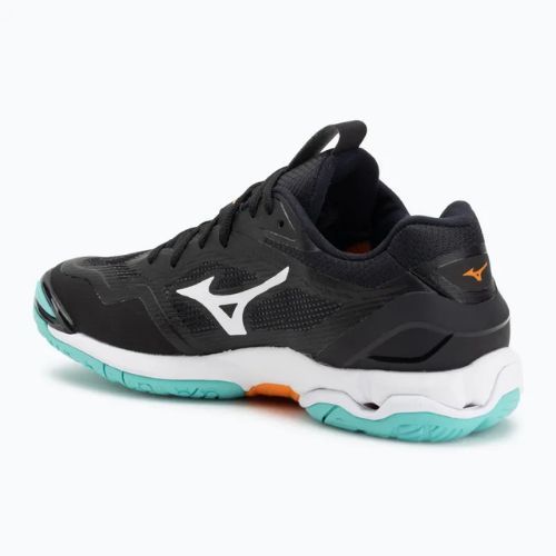 Обувки за хандбал Mizuno Wave Stealth 6 black/tangelo/ice green