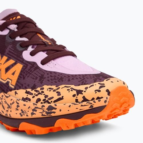 Детски обувки за бягане HOKA Speedgoat 6 flower nectar/neon tangerine