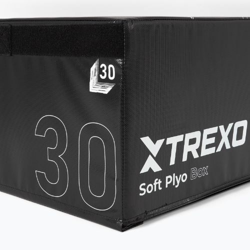Сгъваема плейометрична кутия TREXO 30 см черен