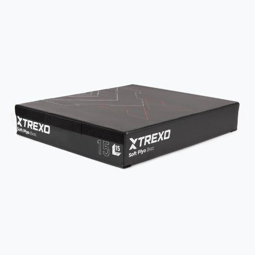 Сгъваема плейометрична кутия TREXO 15 см черен