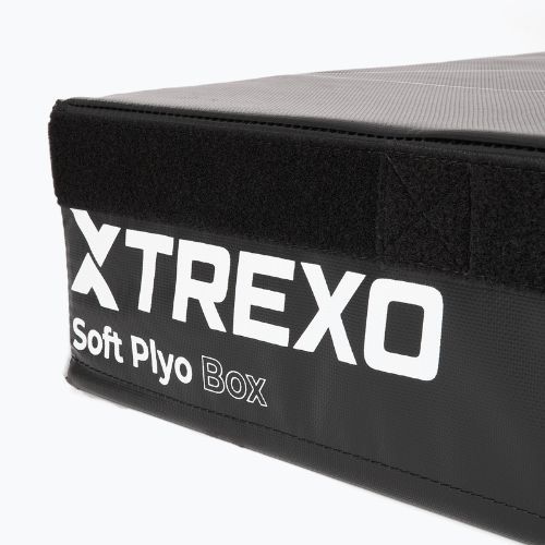 Сгъваема плейометрична кутия TREXO 15 см черен