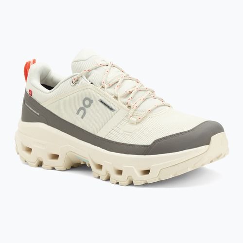 Мъжки туристически обувки On Cloudrock Low Waterproof ivory/ivory