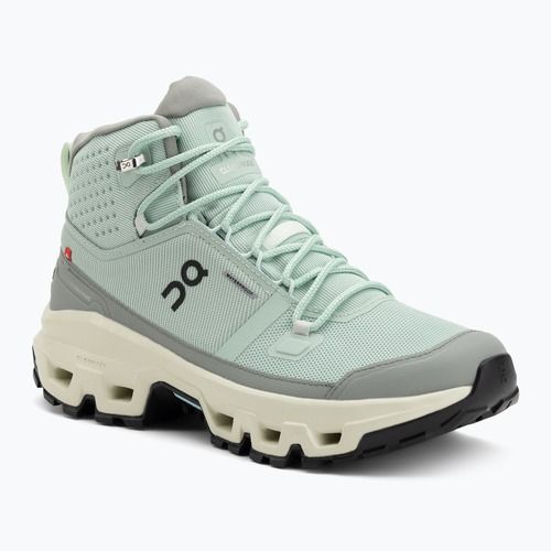 Дамски туристически обувки On Cloudrock Mid Waterproof mineral/aloe