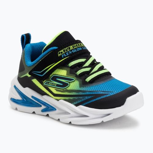 Детски обувки SKECHERS Flex-Glow Ultra black/blue/lime