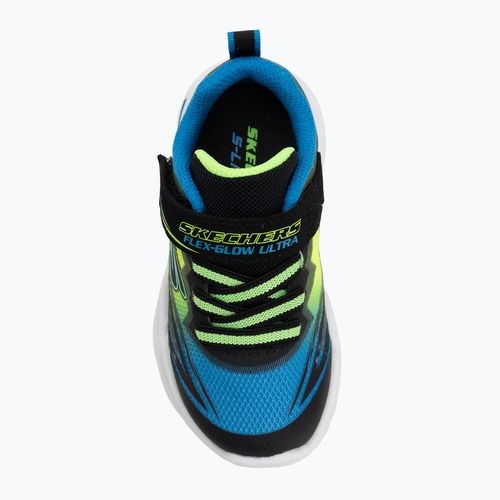 Детски обувки SKECHERS Flex-Glow Ultra black/blue/lime