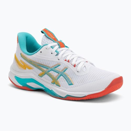 Дамски обувки за волейбол ASICS Netburner Ballistic FF 4 white/sea glass