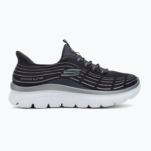 Дамски обувки SKECHERS Summits Plus Soft Luster charcoal/silver