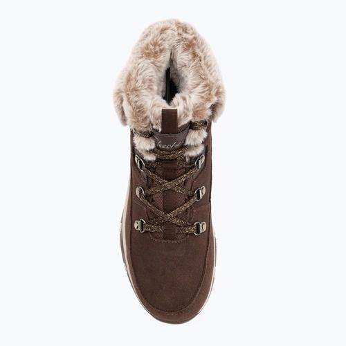 Дамски обувки Skechers Trego Snow Worries chocolate