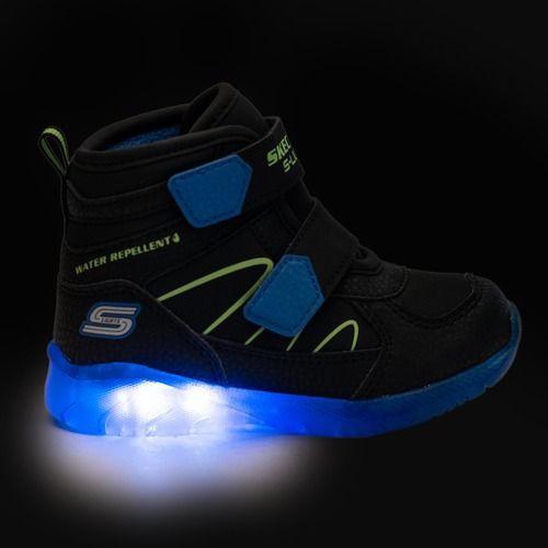 Детски обувки SKECHERS Illumi-Brights Splash Beams black/blue/lime