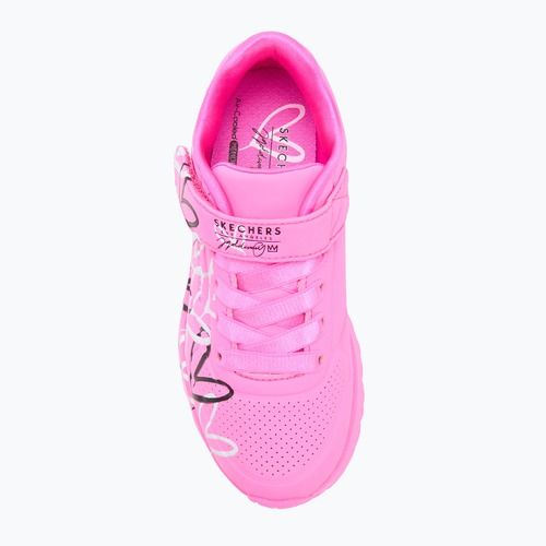 Детски обувки SKECHERS Uno Lite Love Levitate hot pink/multi