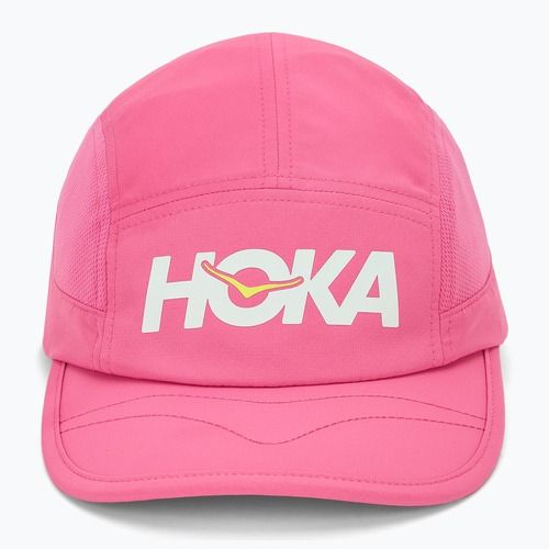 Шапка с козирка HOKA Run electric rose