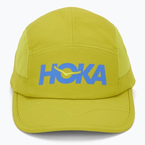 Шапка с козирка HOKA Run pea green