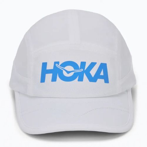 Шапка с козирка HOKA Run white
