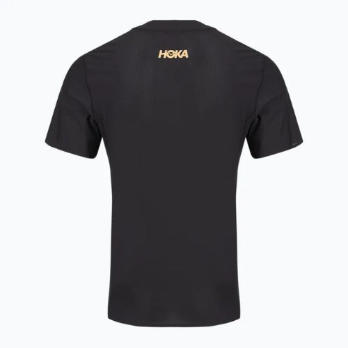 Мъжка тениска за бягане HOKA Airolite 2.0 black/gold
