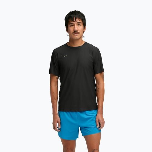 Мъжка тениска за бягане HOKA Airolite 2.0 black