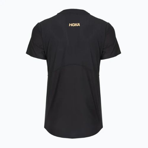 Дамска тениска за бягане HOKA Airolite 2.0 black/gold