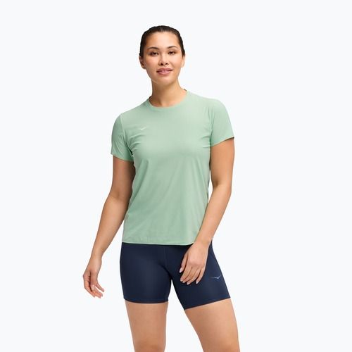 Дамска тениска за бягане HOKA Airolite 2.0 jade