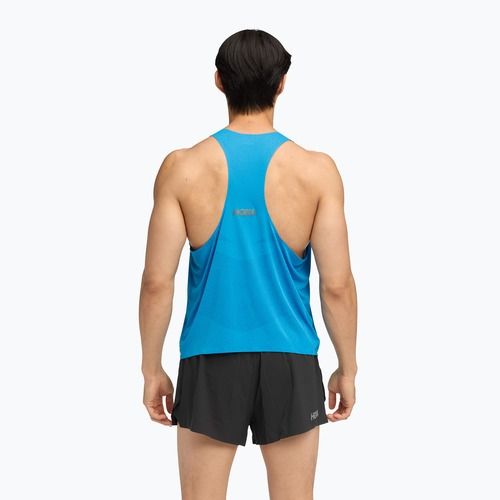 Мъжка тениска за бягане HOKA Race Singlet hoka blue