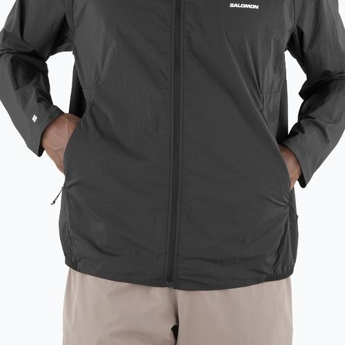 Мъжко яке за бягане Salomon Shakeout Fly deep black