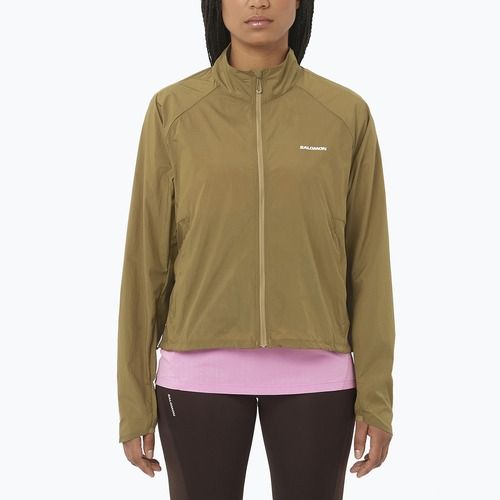 Дамско яке за бягане Salomon Shakeout Fly brilliant olive
