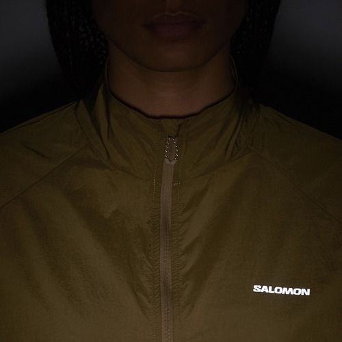 Дамско яке за бягане Salomon Shakeout Fly brilliant olive