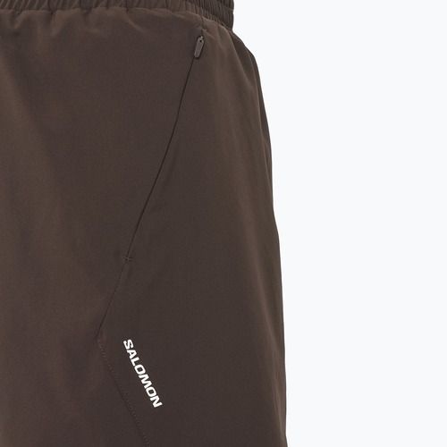 Мъжки шорти за бягане Salomon Shakeout C 2IN1 7" coffee bean