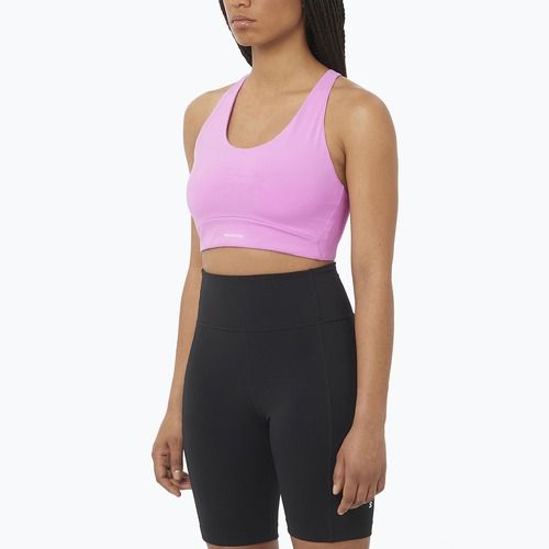 Спортен сутиен Salomon Shakeout Core cyclamen