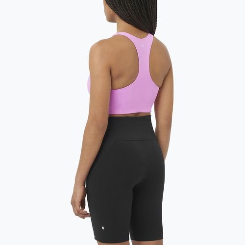 Спортен сутиен Salomon Shakeout Core cyclamen