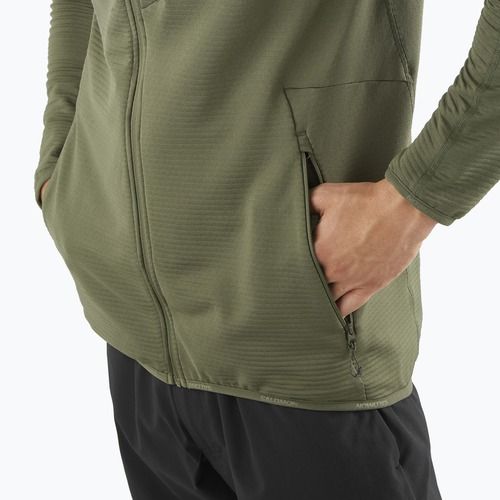 Мъжки суитшърт за трекинг Salomon Essential Lightwarm Full Zip grape leaf