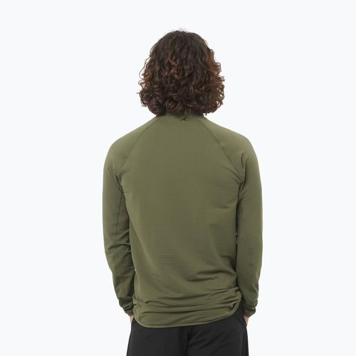 Мъжки суитшърт за трекинг Salomon Essential Lightwarm Full Zip grape leaf
