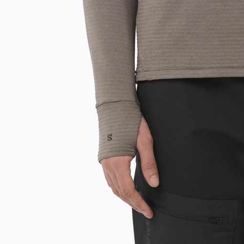 Мъжки суитшърт Salomon Essential Lightwarm CN iron