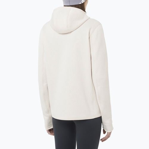Дамски суитшърт Salomon Outline Warm Fleece Hoodie whisper white