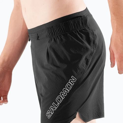 Мъжки шорти за бягане Salomon Sense Aero 5" black