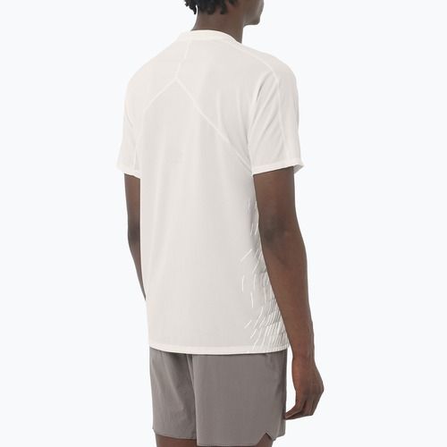 Мъжка тениска за бягане Salomon Sense Aero GFX whisper white