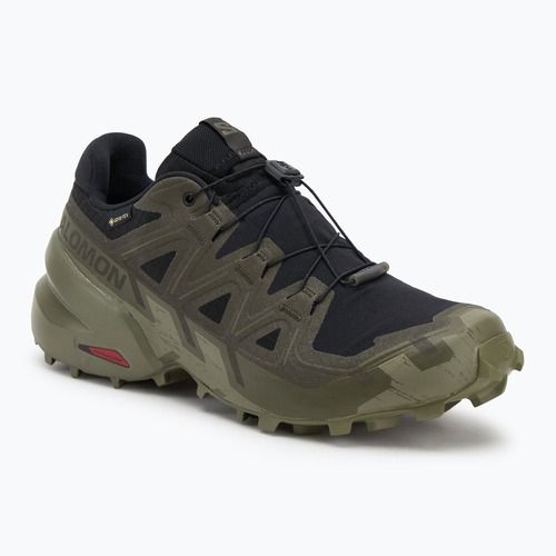 Мъжки обувки за бягане Salomon Speedcross 6 GTX black/peat/deep lichen green