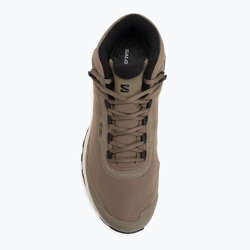 Мъжки обувки за трекинг Salomon Shelter WP stone gray/black/rainy day