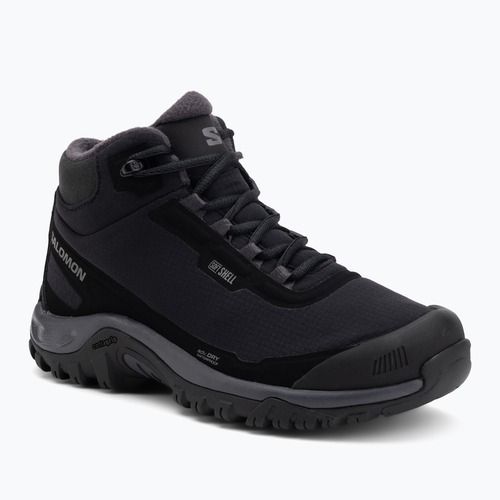 Дамски обувки за трекинг Salomon Shelter WP black/asphalt/castlerock