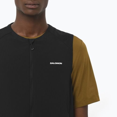 Жилетка за бягане Salomon Mountain Flex Hybrid deep black