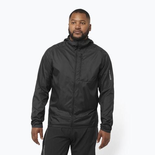 Мъжко яке за бягане Salomon Cross Wind deep black
