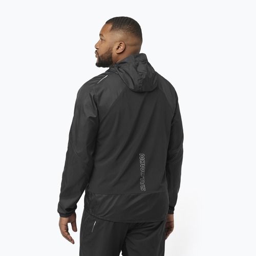 Мъжко яке за бягане Salomon Cross Wind deep black