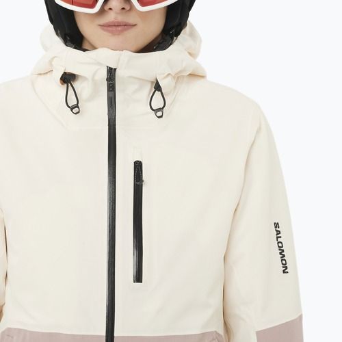 Дамско ски яке Salomon Highland whisper white/etherea