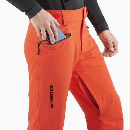 Мъжки скиорски панталони Salomon Edge cherry tomato