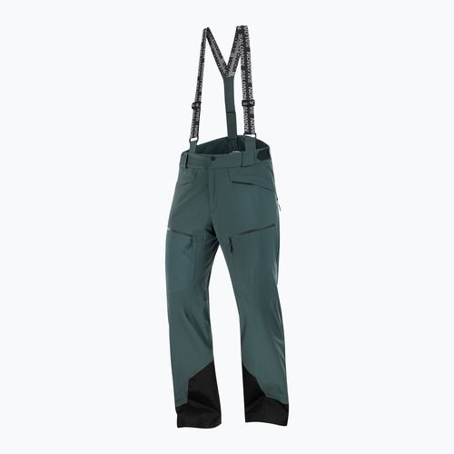 Мъжки скиорски панталони Salomon Spectral green gables