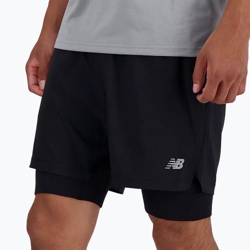 Мъжки шорти New Balance AC Seamless 7" black