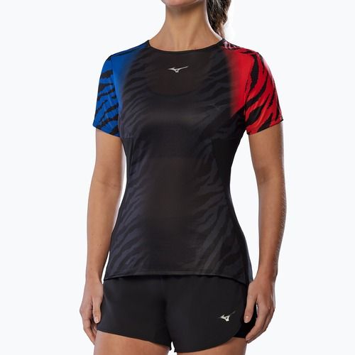 Дамска тениска за бягане Mizuno DryAeroFlow Graphic Tee oni red