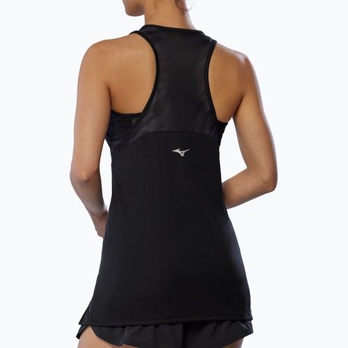 Дамска тениска за бягане Mizuno DryAeroFlow Graphic Tank oni red