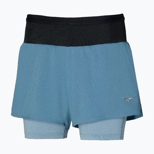 Дамски шорти за бягане Mizuno Trail ER 2IN1 citadel