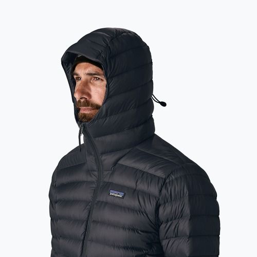 Мъжко пухено яке Patagonia Down Sweater Hoody black