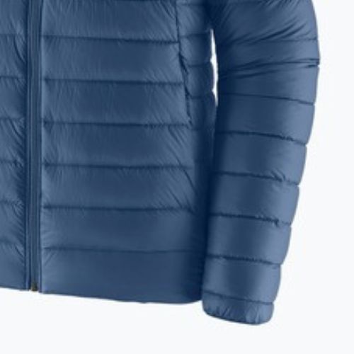 Мъжко пухено яке Patagonia Down Sweater Hoody clement blue