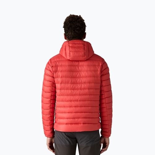 Мъжко пухено яке Patagonia Down Sweater Hoody amanita red